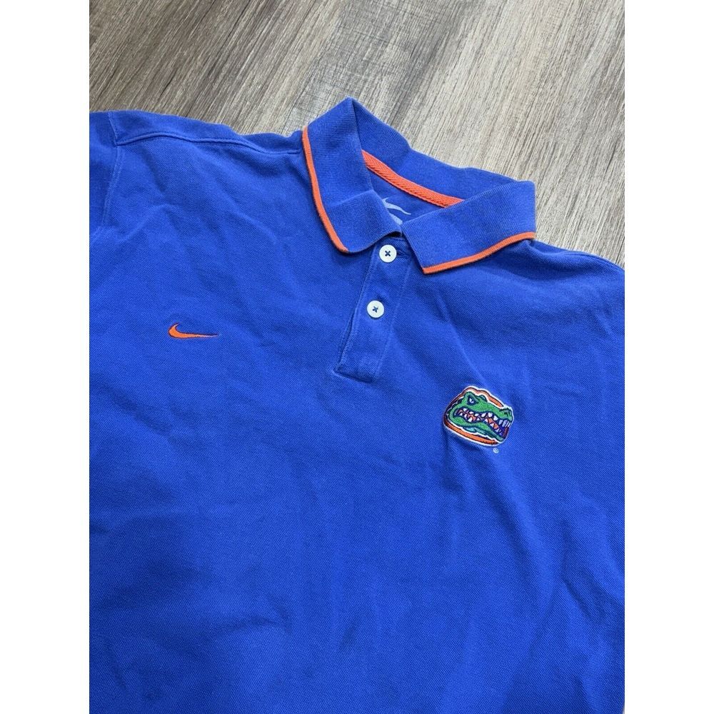 Nike Men's Size Large Polo Short Sleeve Florida Gators Cotton